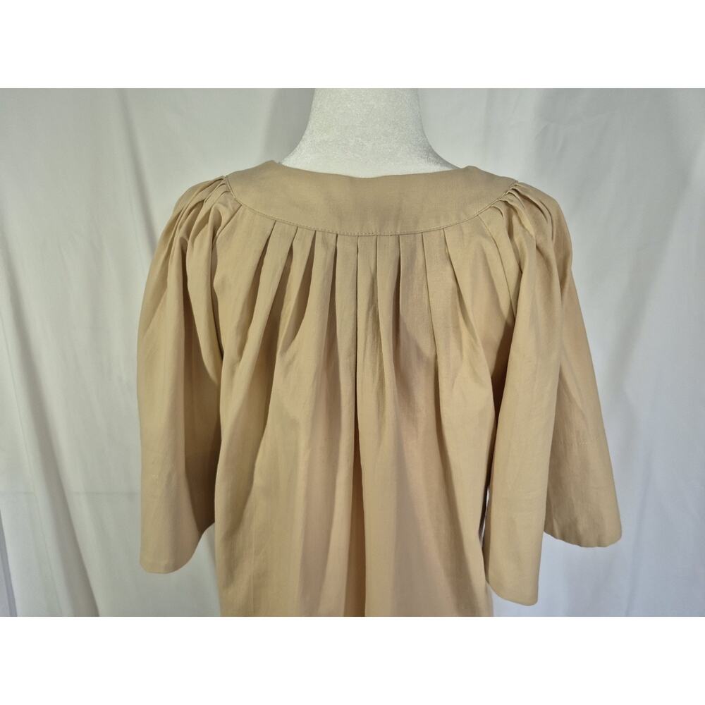 New Pomander Place Tuckernuck Khaki Finley Flutter Sleeve Mini Dress Small - Picture 8 of 9